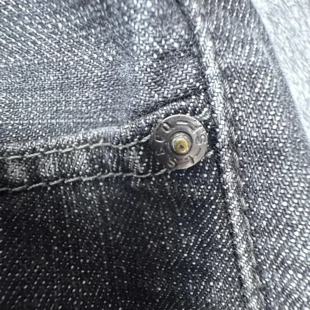 Levi's 514 Jeans Mens 31x31 Charcoal Gray Straight Leg Denim Casual Pants